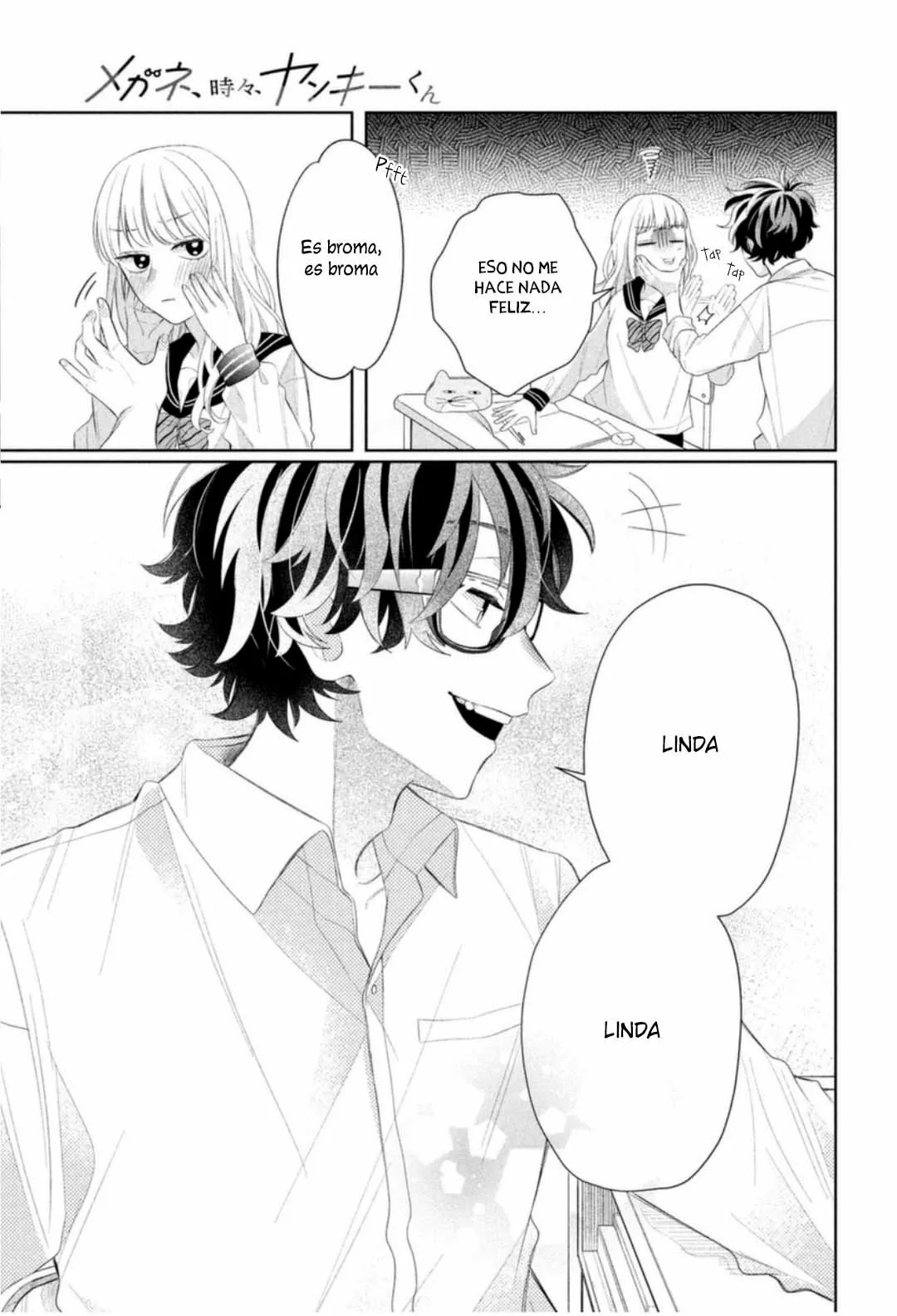Megane, Tokidoki, Yankee-kun Capitulo 4: ¿Linda y...? página 23