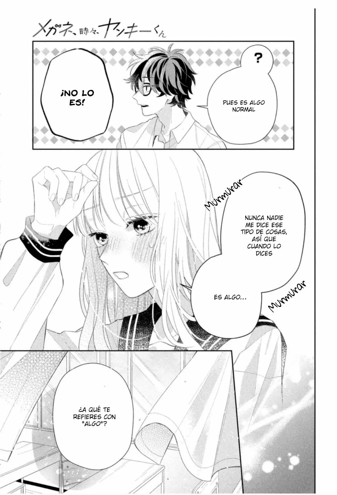 Megane, Tokidoki, Yankee-kun Capitulo 4: ¿Linda y...? página 25