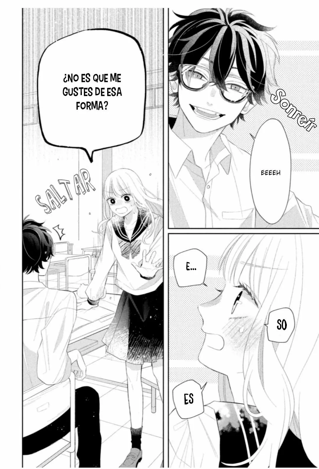 Megane, Tokidoki, Yankee-kun Capitulo 4: ¿Linda y...? página 28