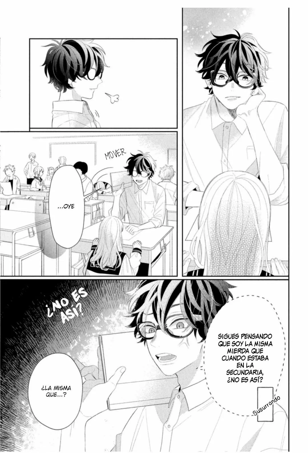 Megane, Tokidoki, Yankee-kun Capitulo 4: ¿Linda y...? página 39