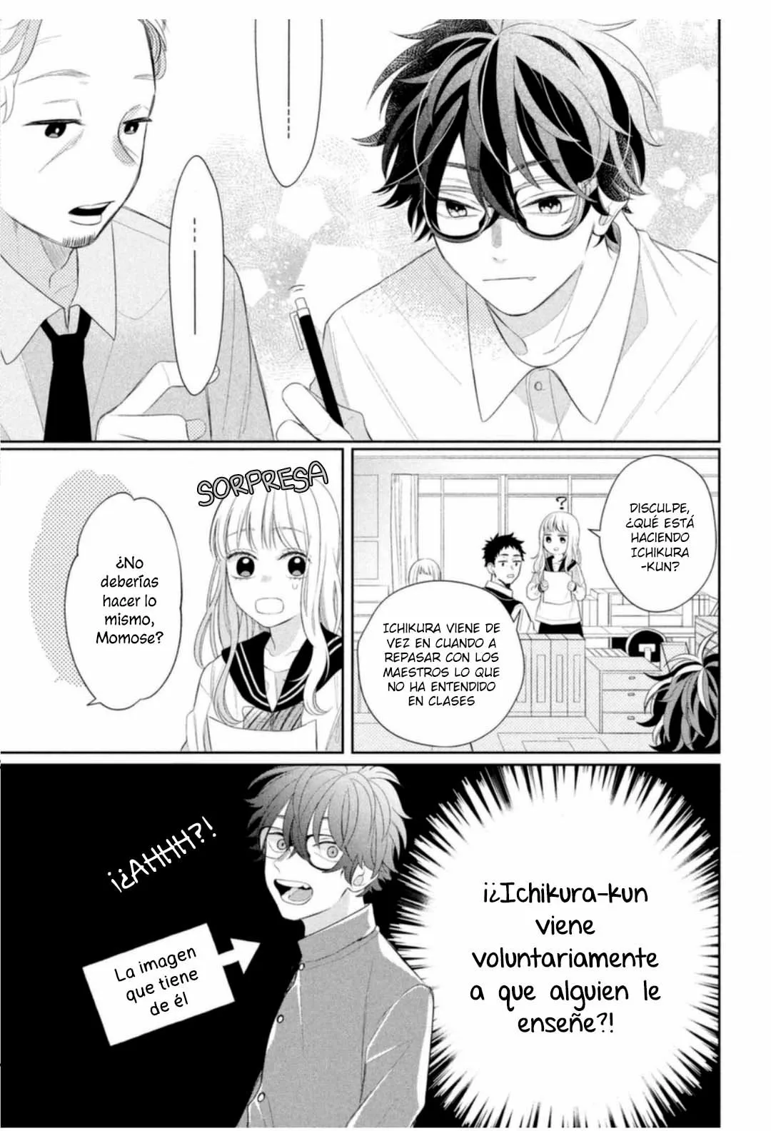 Megane, Tokidoki, Yankee-kun Capitulo 4: ¿Linda y...? página 9