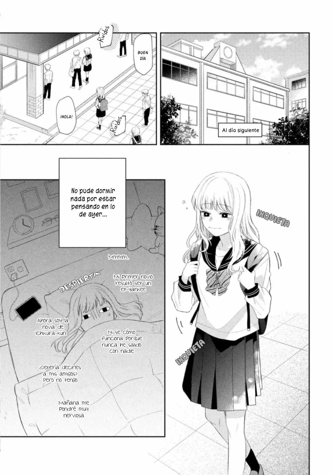 Megane, Tokidoki, Yankee-kun Capitulo 5: ¿Me hice su novia? página 8