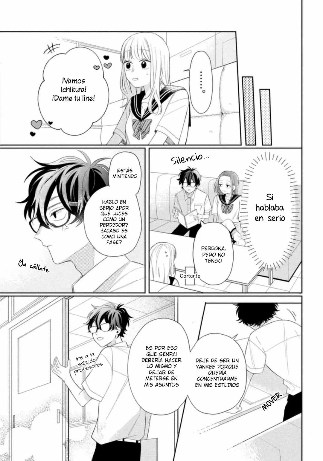 Megane, Tokidoki, Yankee-kun Capitulo 6: La llegada de la Gal página 13
