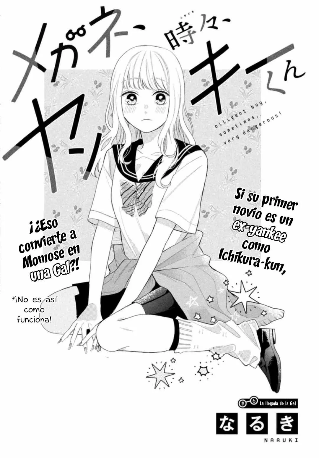 Megane, Tokidoki, Yankee-kun Capitulo 6: La llegada de la Gal página 3