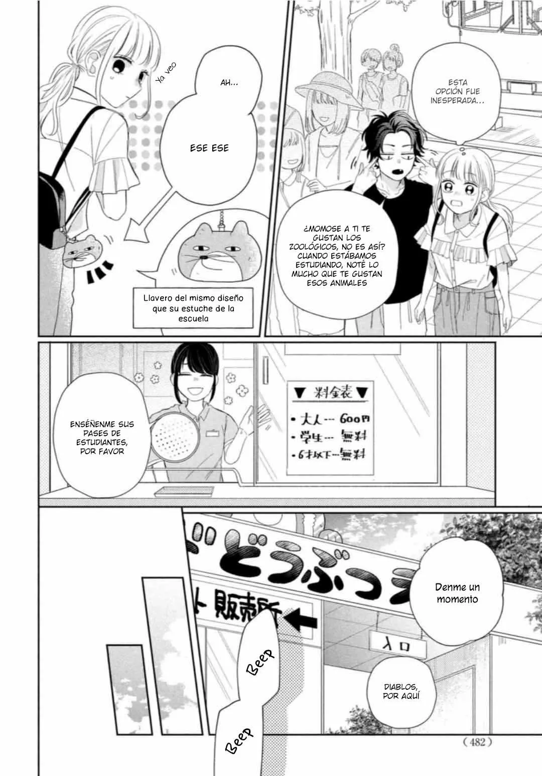 Megane, Tokidoki, Yankee-kun Capitulo 7: El Yankee y los animales página 22