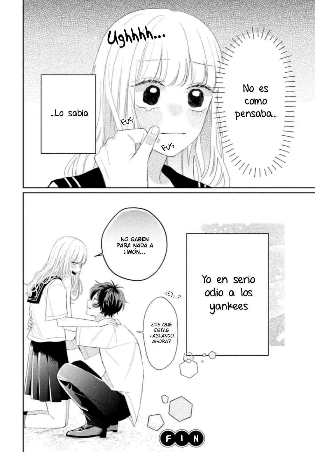 Megane, Tokidoki, Yankee-kun Capitulo 8: El Sabor de los Besos - Final página 42