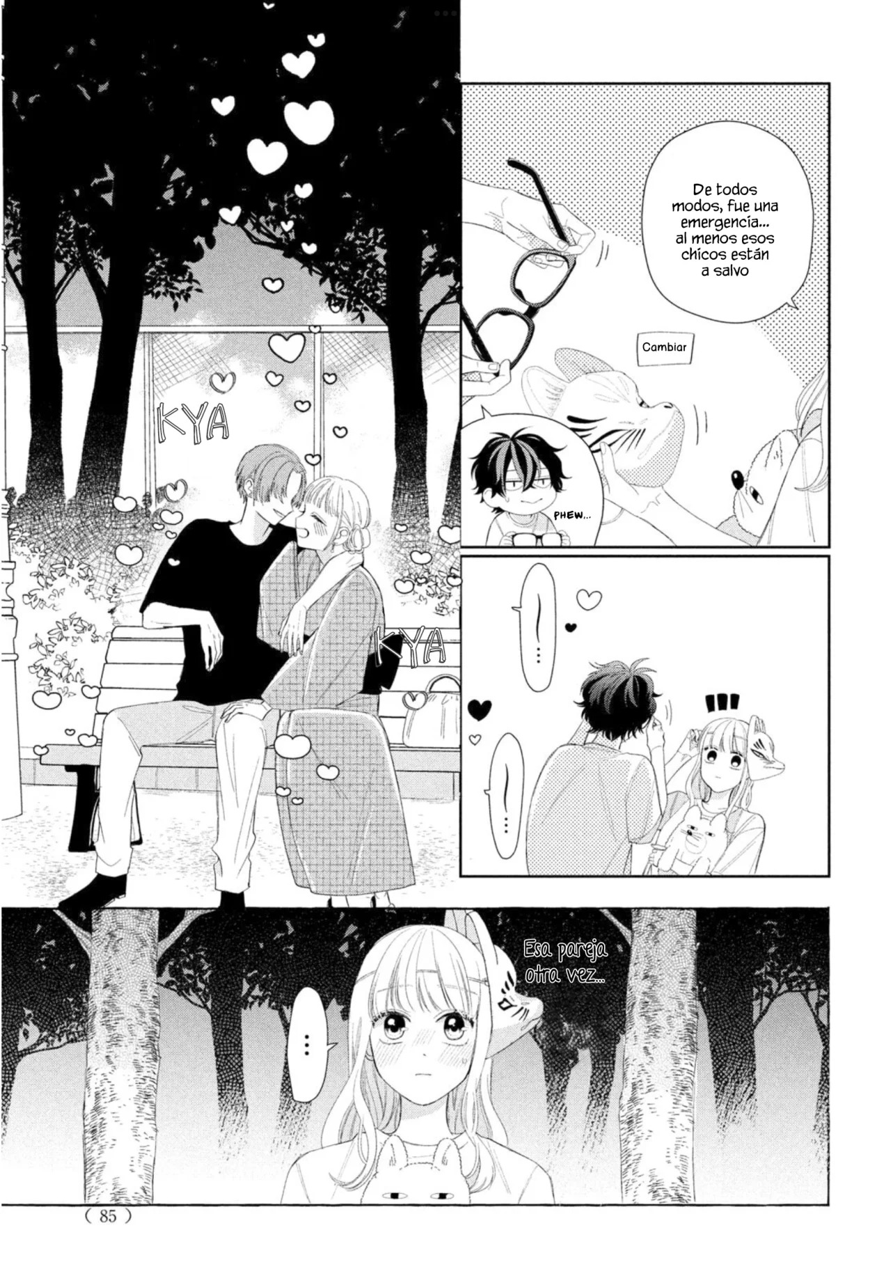 Megane, Tokidoki, Yankee-kun Capitulo 9: Festival de verano de los Yankees página 34
