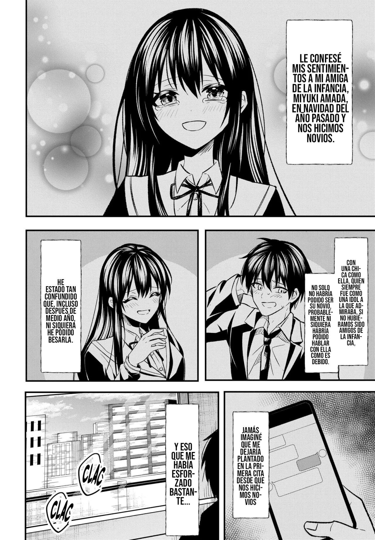 Un cambio en mi vida: Tras ser engañado y acusado falsamente de un delito, la chica más hermosa de la escuela se vuelve cercana a mí Capitulo 0.5 página 4