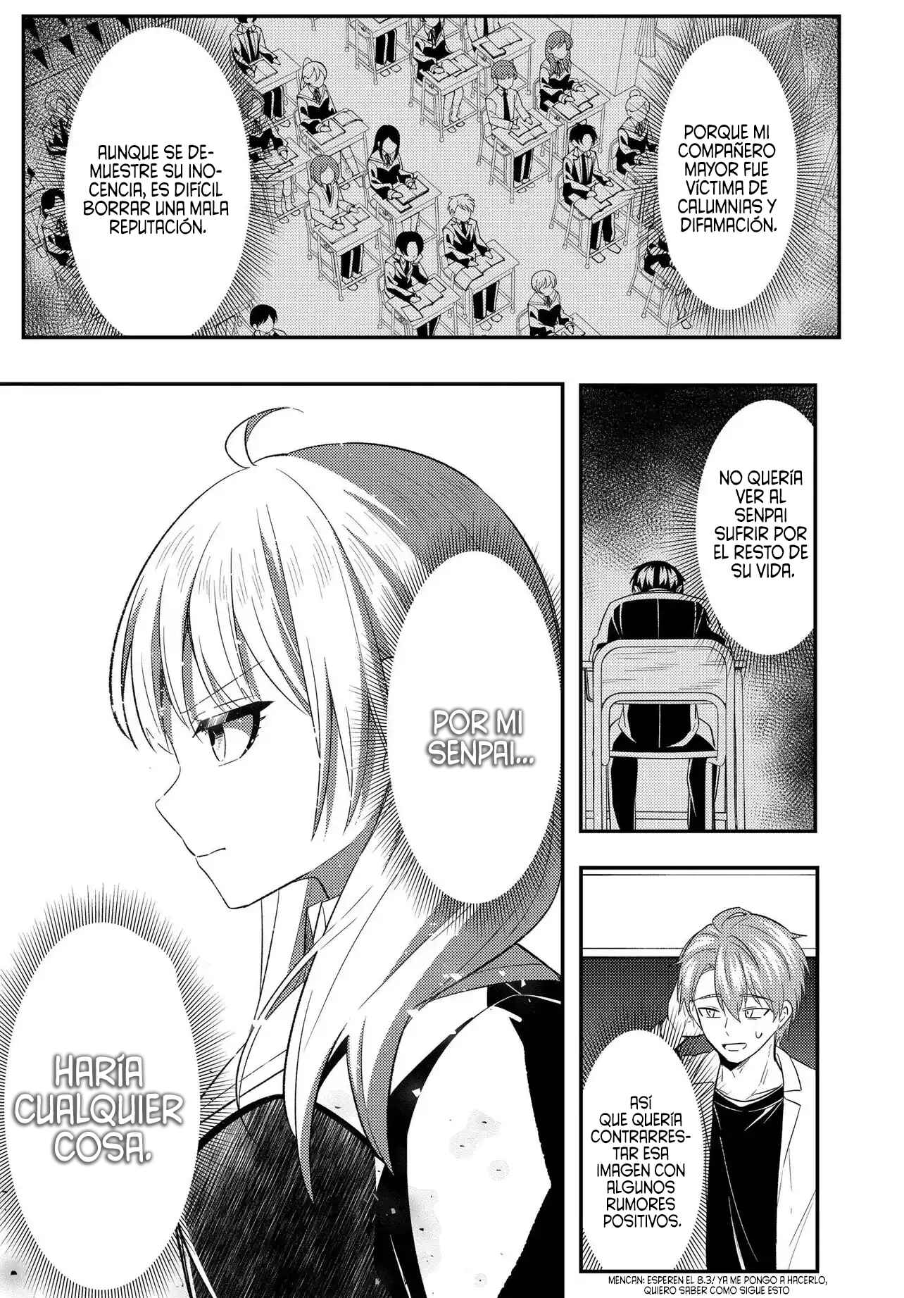 Un cambio en mi vida: Tras ser engañado y acusado falsamente de un delito, la chica más hermosa de la escuela se vuelve cercana a mí Capitulo 8.2 página 14