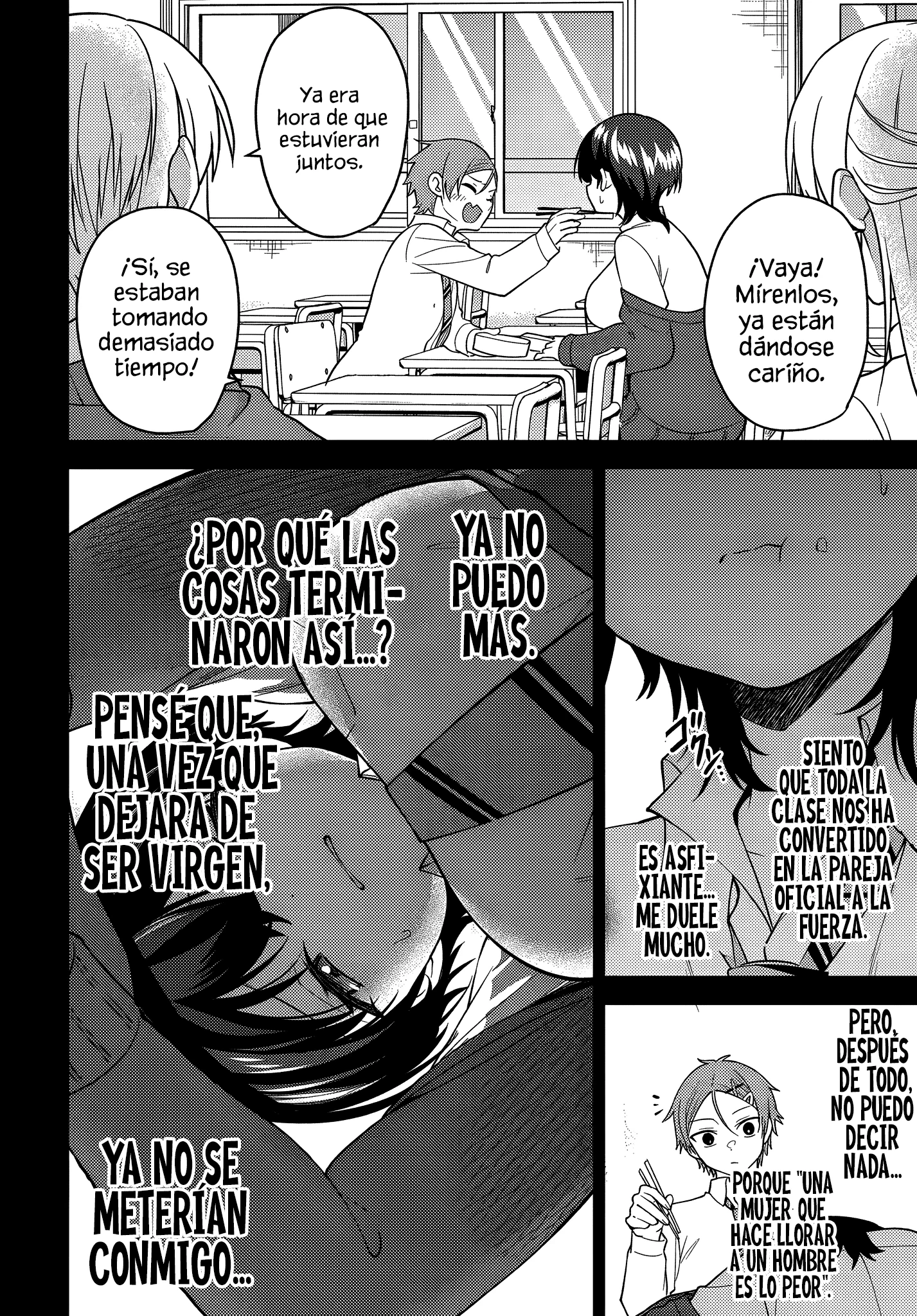 Yo, del que dicen que “si le pides, te deja hacerlo”, en un mundo donde los roles de castidad están invertidos Capitulo 5 página 21