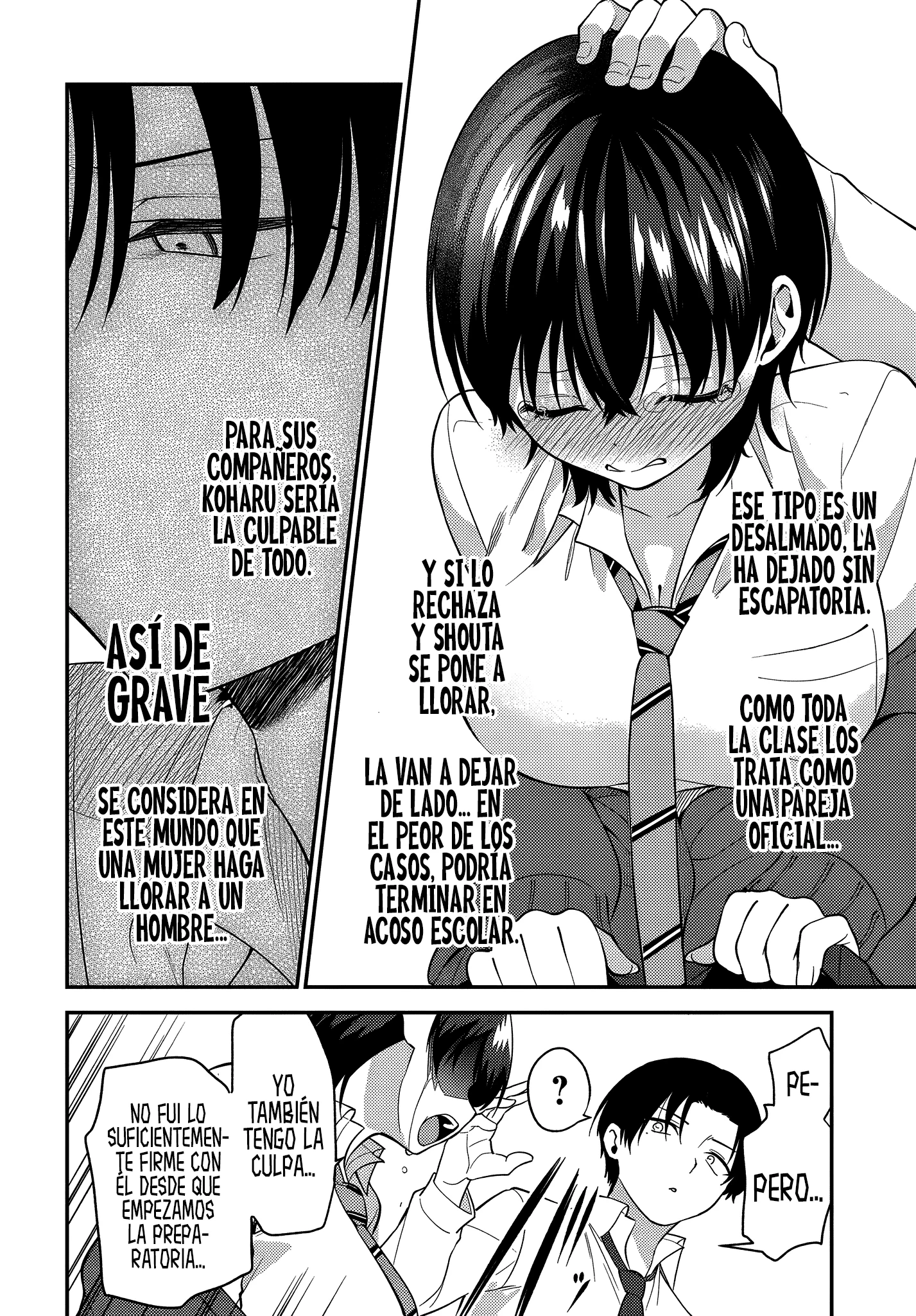Yo, del que dicen que “si le pides, te deja hacerlo”, en un mundo donde los roles de castidad están invertidos Capitulo 5 página 27