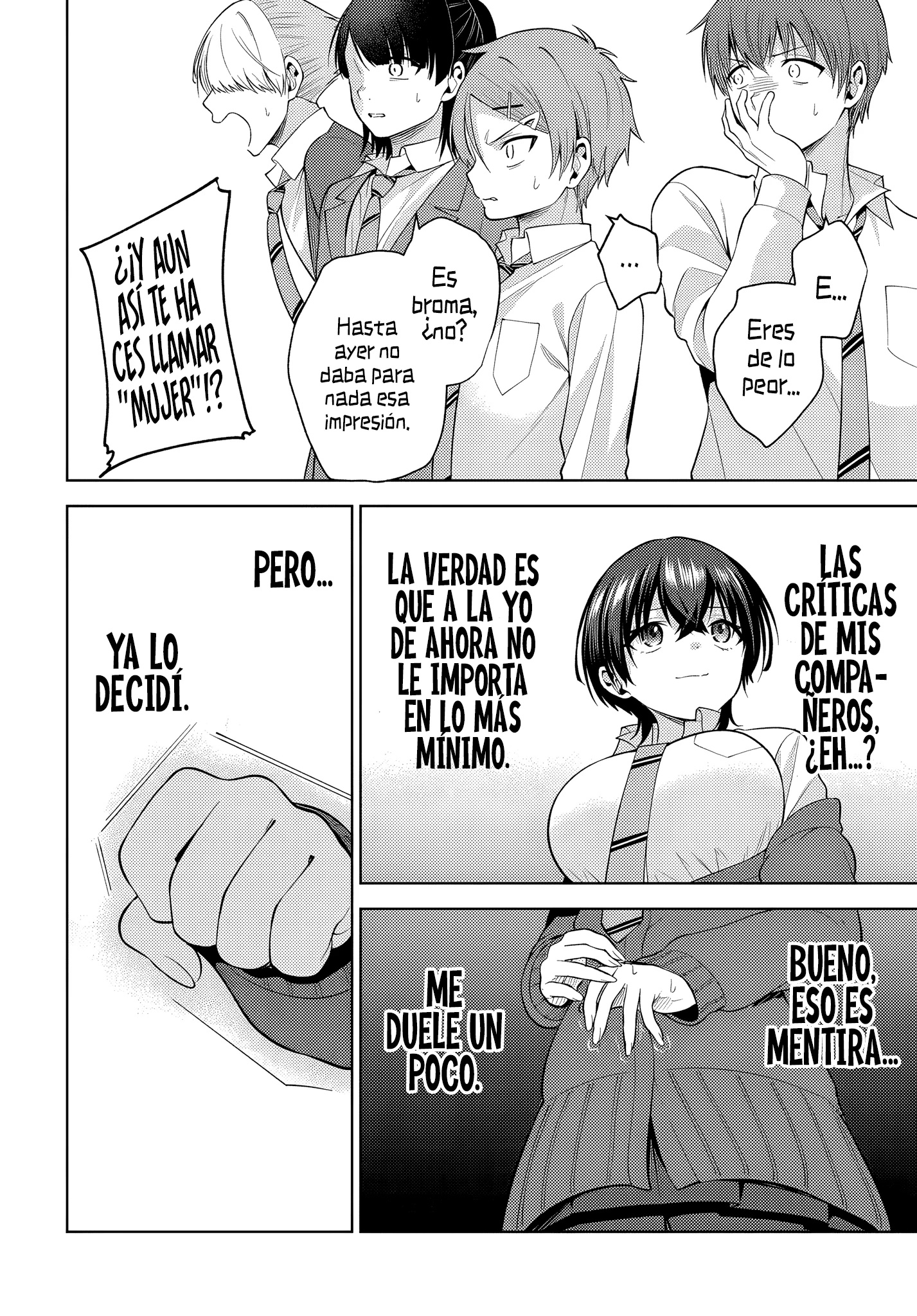 Yo, del que dicen que “si le pides, te deja hacerlo”, en un mundo donde los roles de castidad están invertidos Capitulo 7.2 página 2