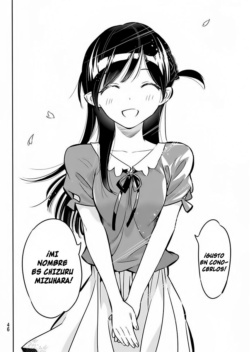 Kanojo, Okarishimasu Capitulo 1: Mi "novia", Chizuru Mizuhara. página 37