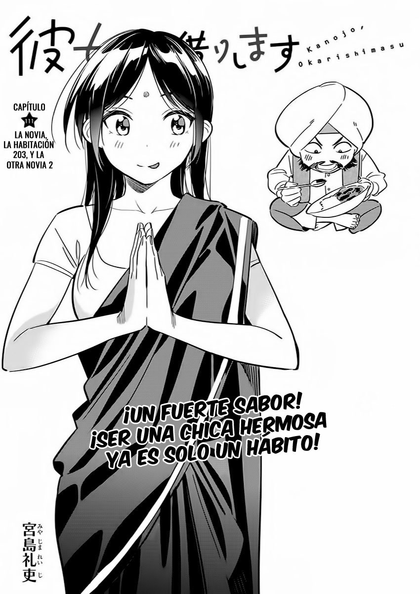 Kanojo, Okarishimasu Capitulo 111 página 3