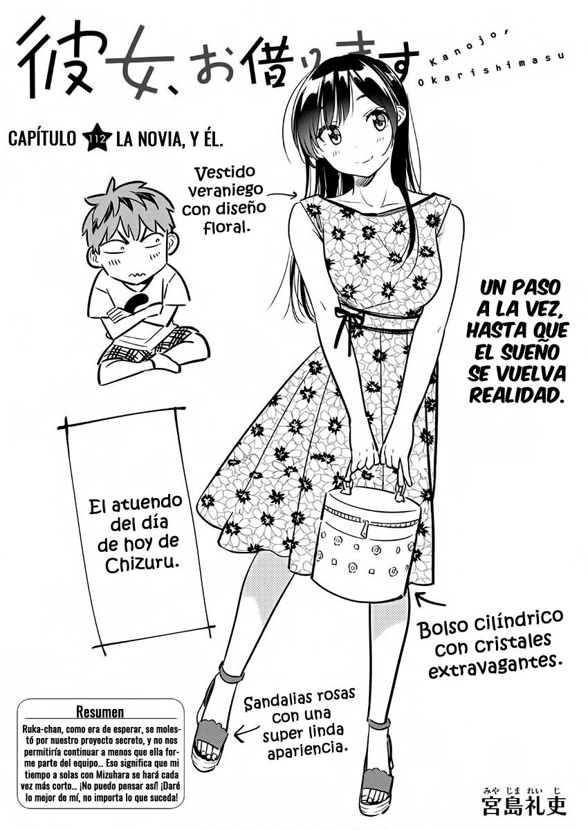Kanojo, Okarishimasu Capitulo 112 página 3