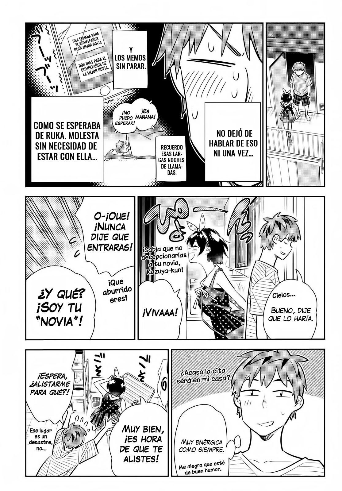 Kanojo, Okarishimasu Capitulo 139 página 8