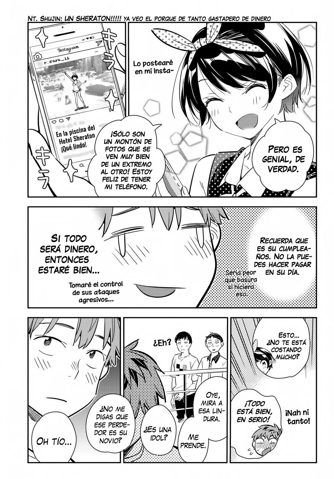 Kanojo, Okarishimasu Capitulo 141 página 7