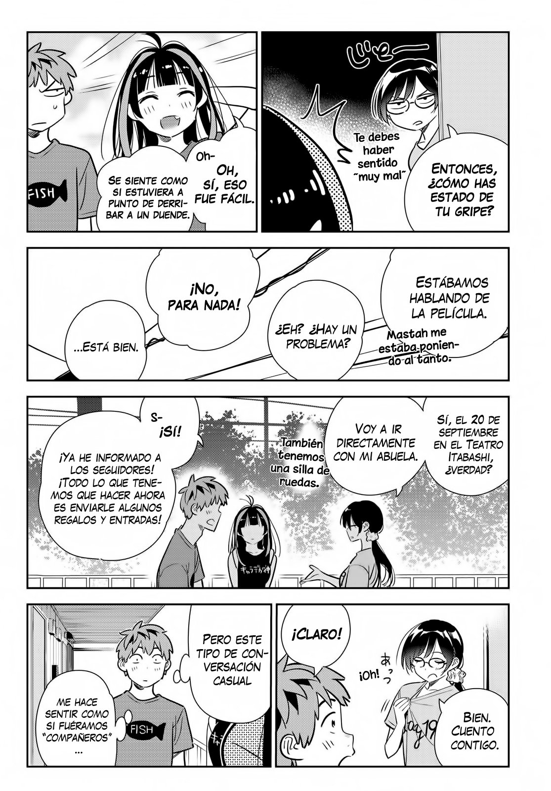 Kanojo, Okarishimasu Capitulo 144 página 12