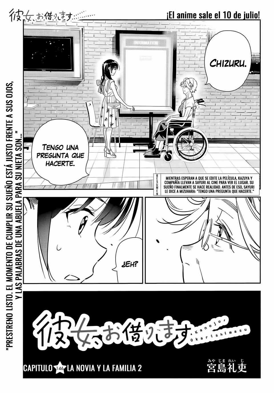 Kanojo, Okarishimasu Capitulo 146 página 2
