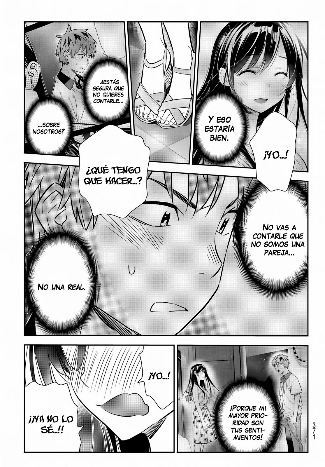 Kanojo, Okarishimasu Capitulo 150 página 17