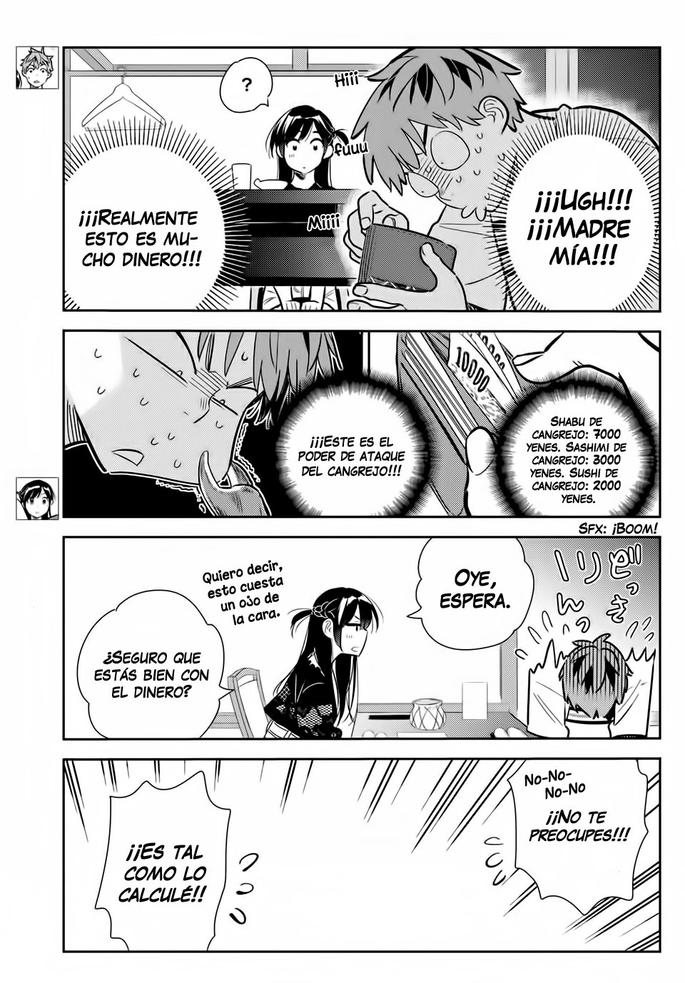 Kanojo, Okarishimasu Capitulo 162 página 4
