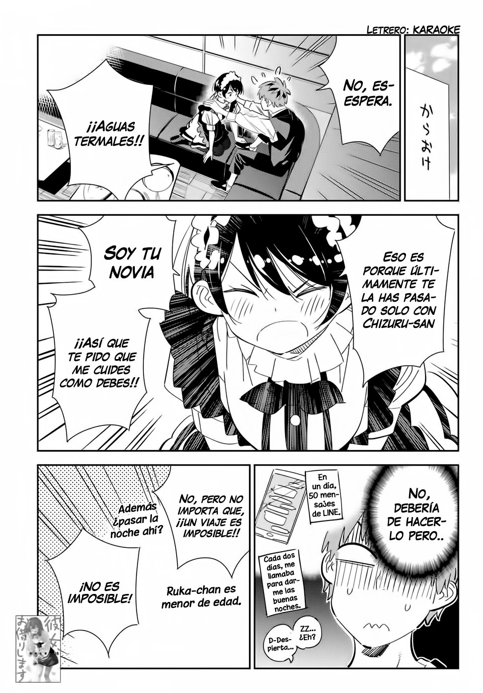 Kanojo, Okarishimasu Capitulo 169 página 4