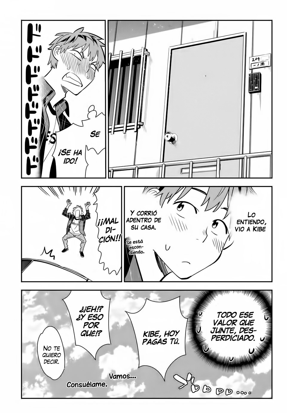 Kanojo, Okarishimasu Capitulo 174 página 17