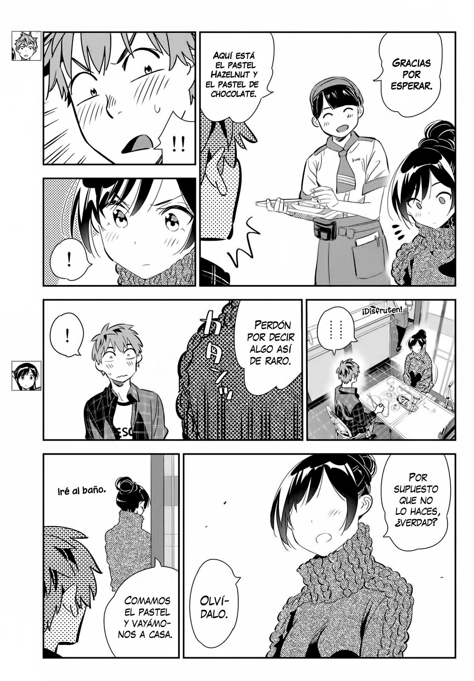 Kanojo, Okarishimasu Capitulo 174 página 4
