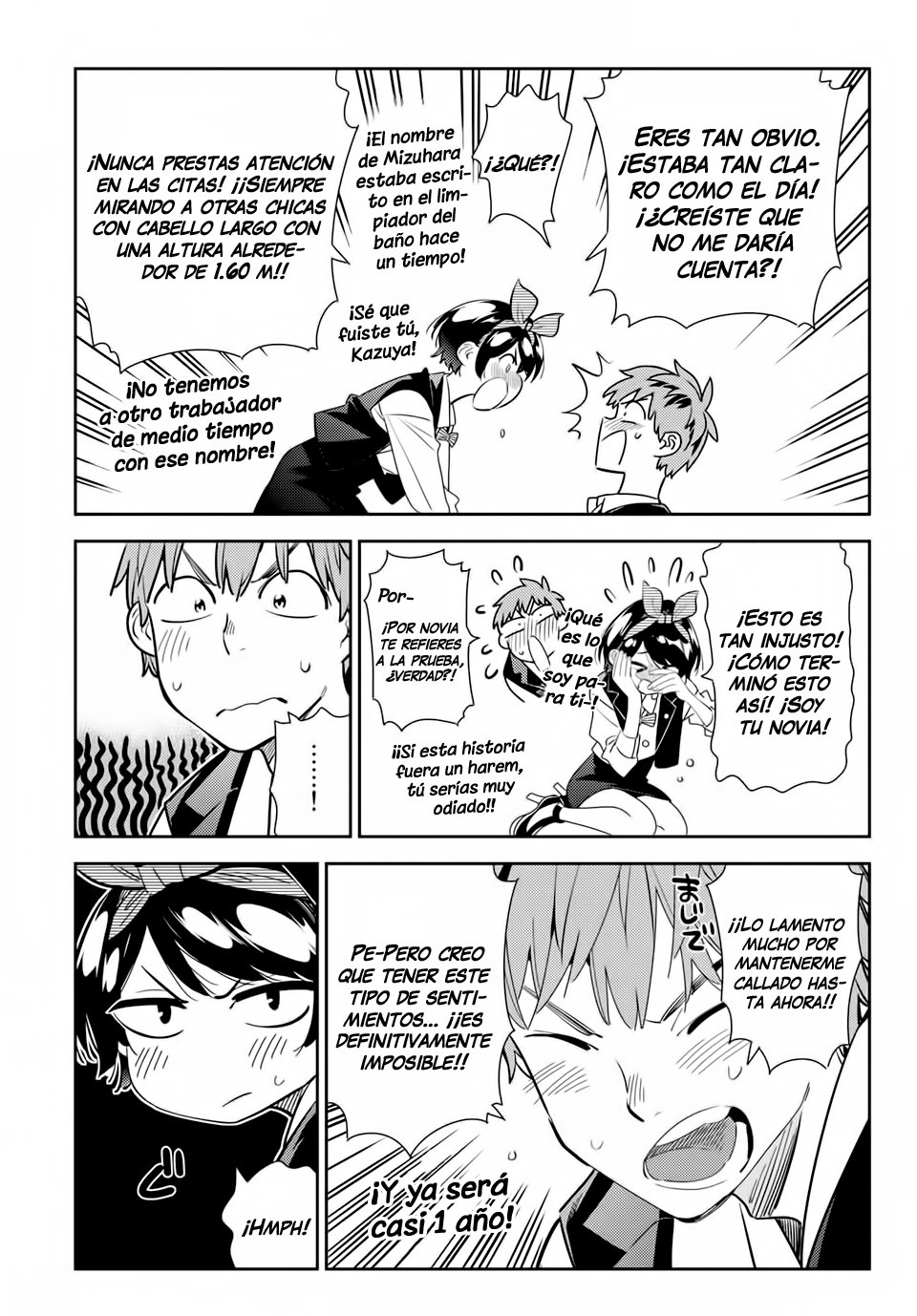 Kanojo, Okarishimasu Capitulo 180 página 6