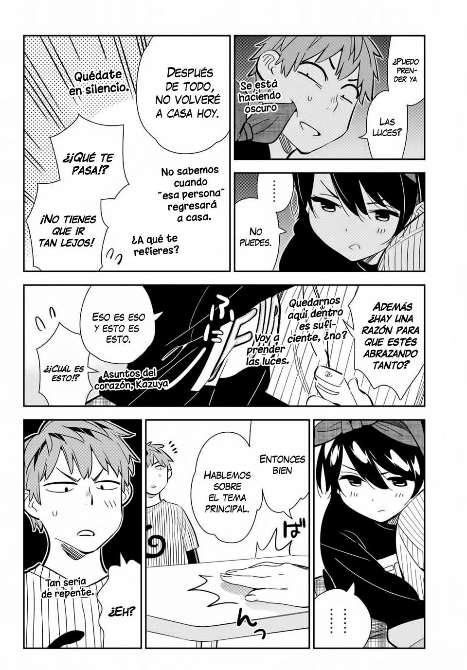 Kanojo, Okarishimasu Capitulo 185 página 8