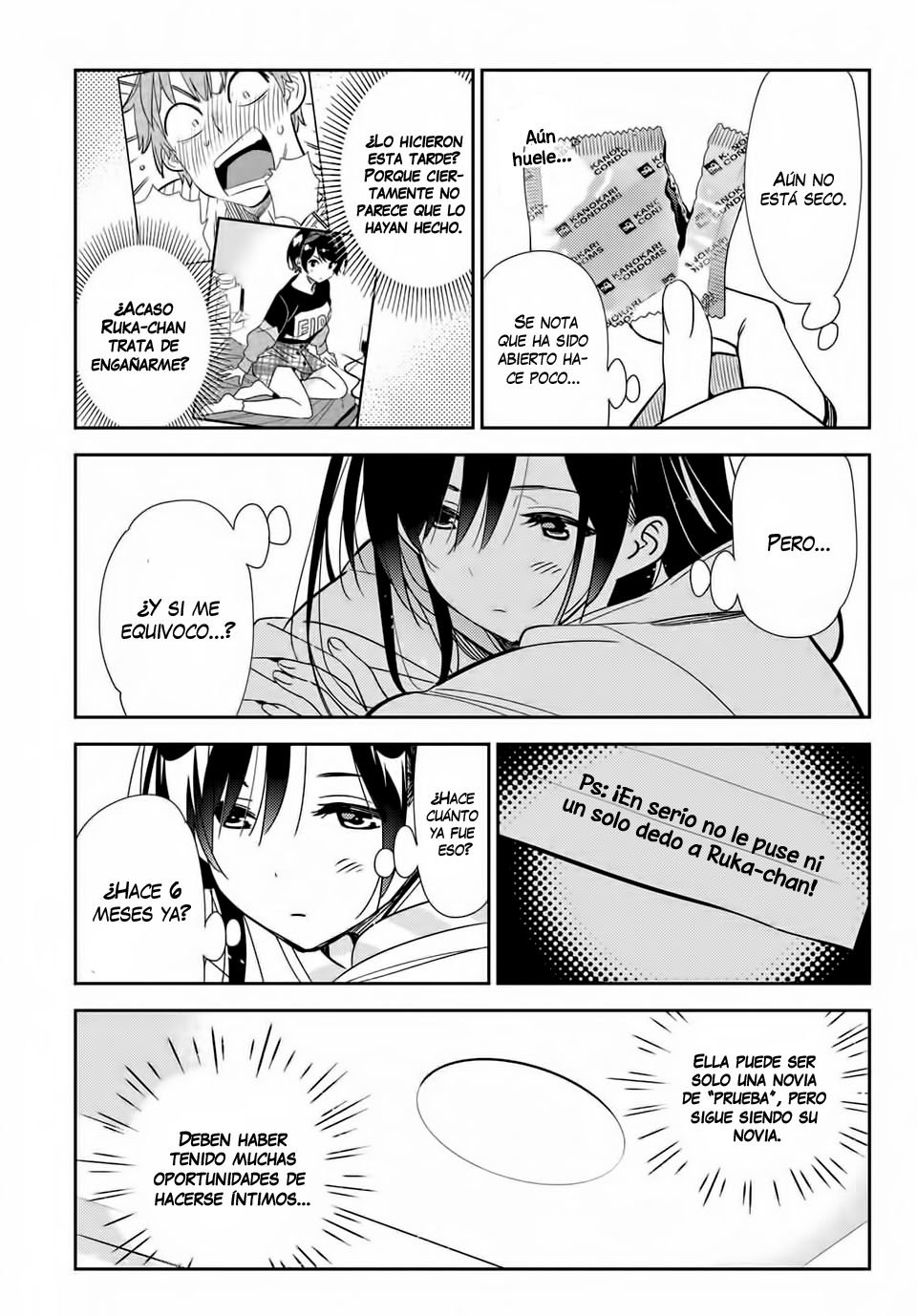 Kanojo, Okarishimasu Capitulo 187 página 17