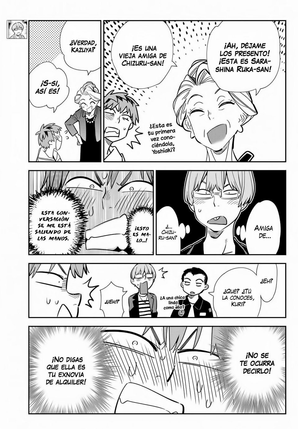 Kanojo, Okarishimasu Capitulo 189 página 8