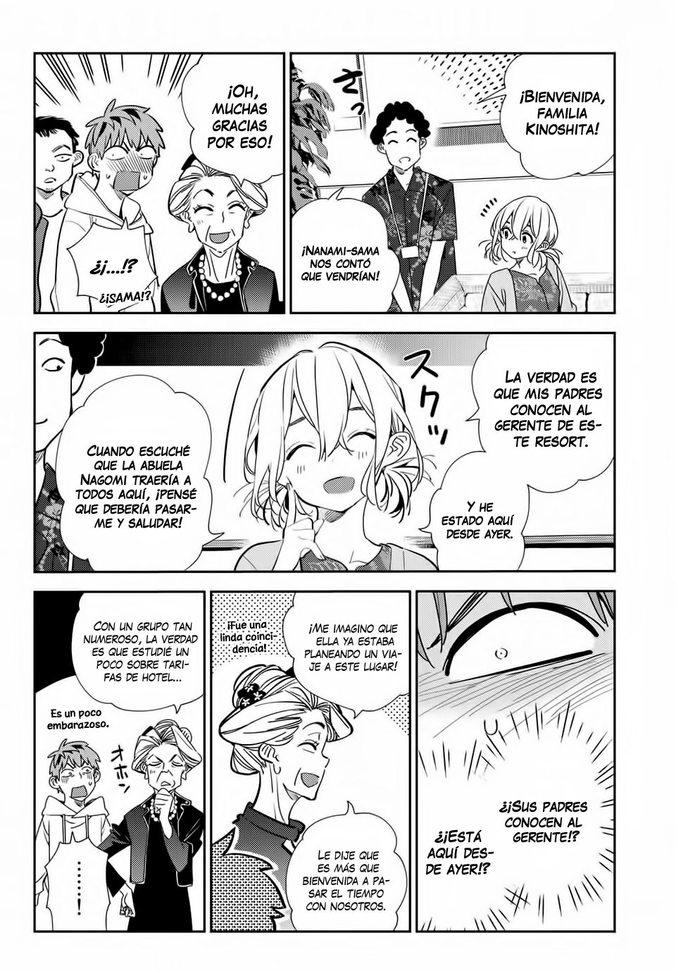 Kanojo, Okarishimasu Capitulo 191 página 8