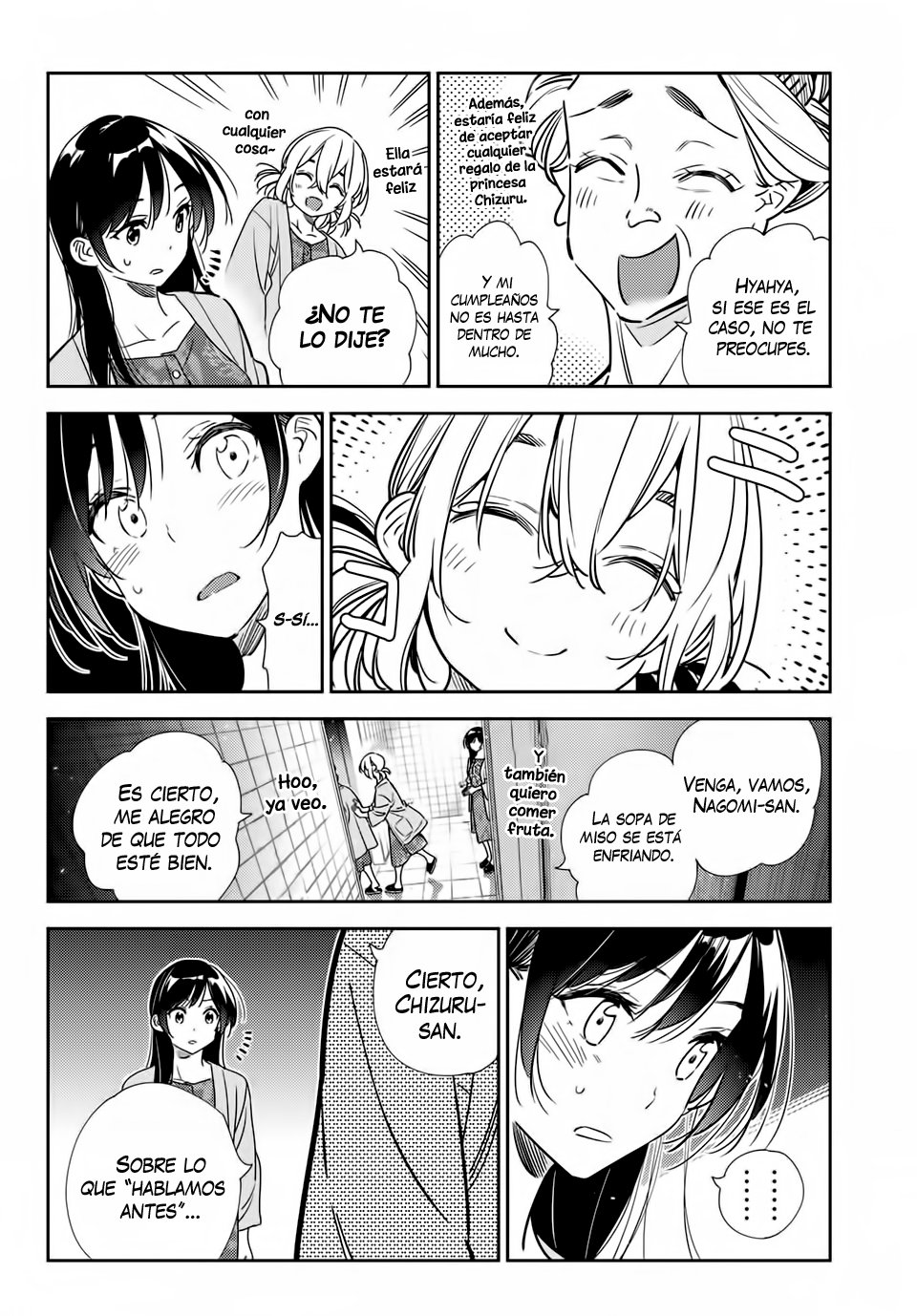 Kanojo, Okarishimasu Capitulo 208 página 16