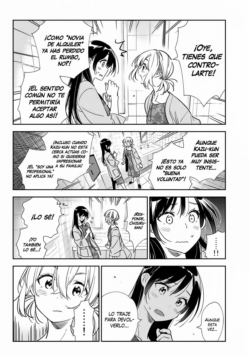 Kanojo, Okarishimasu Capitulo 208 página 6