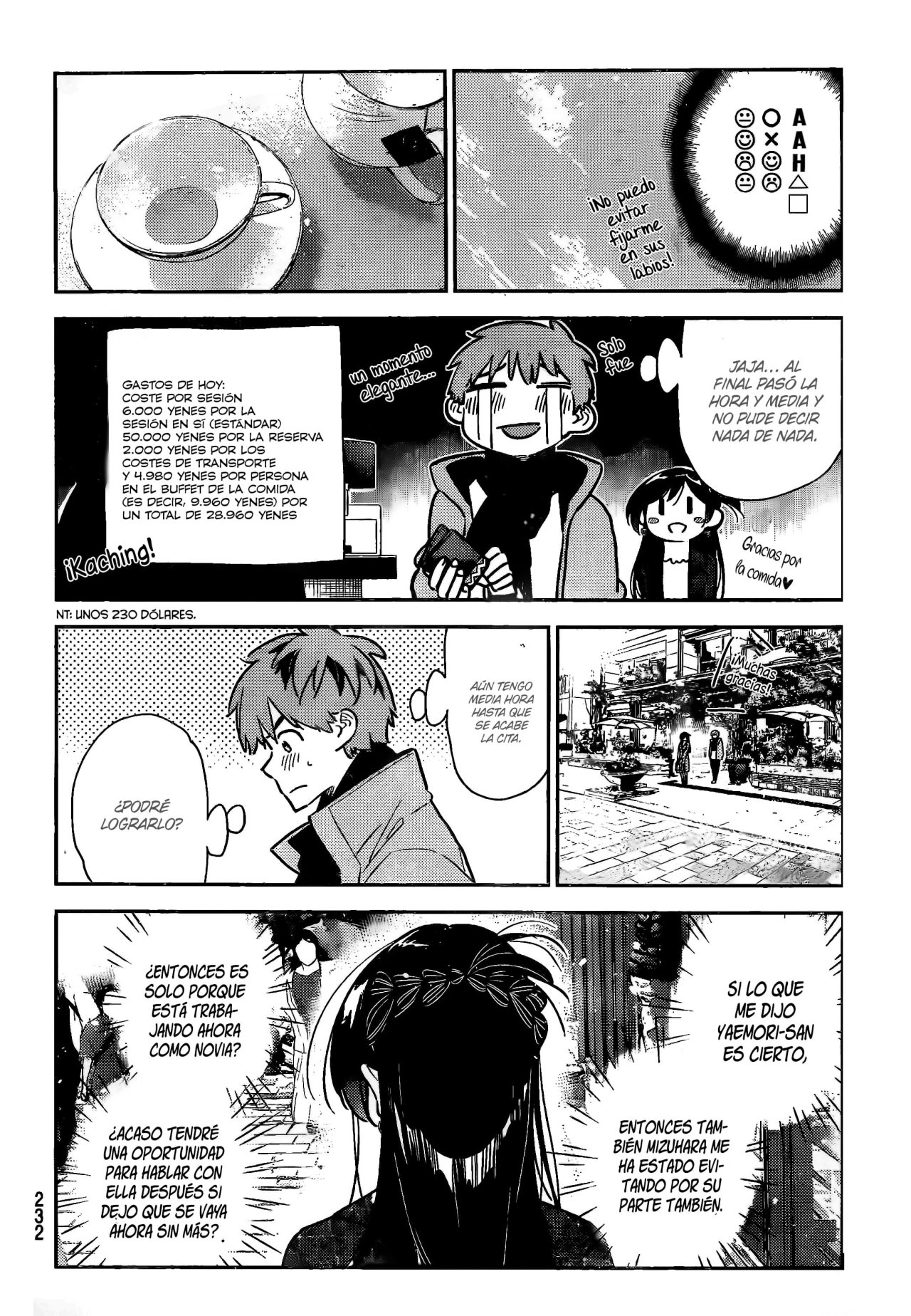 Kanojo, Okarishimasu Capitulo 237 página 20