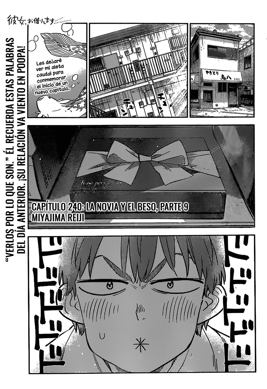 Kanojo, Okarishimasu Capitulo 240 página 3