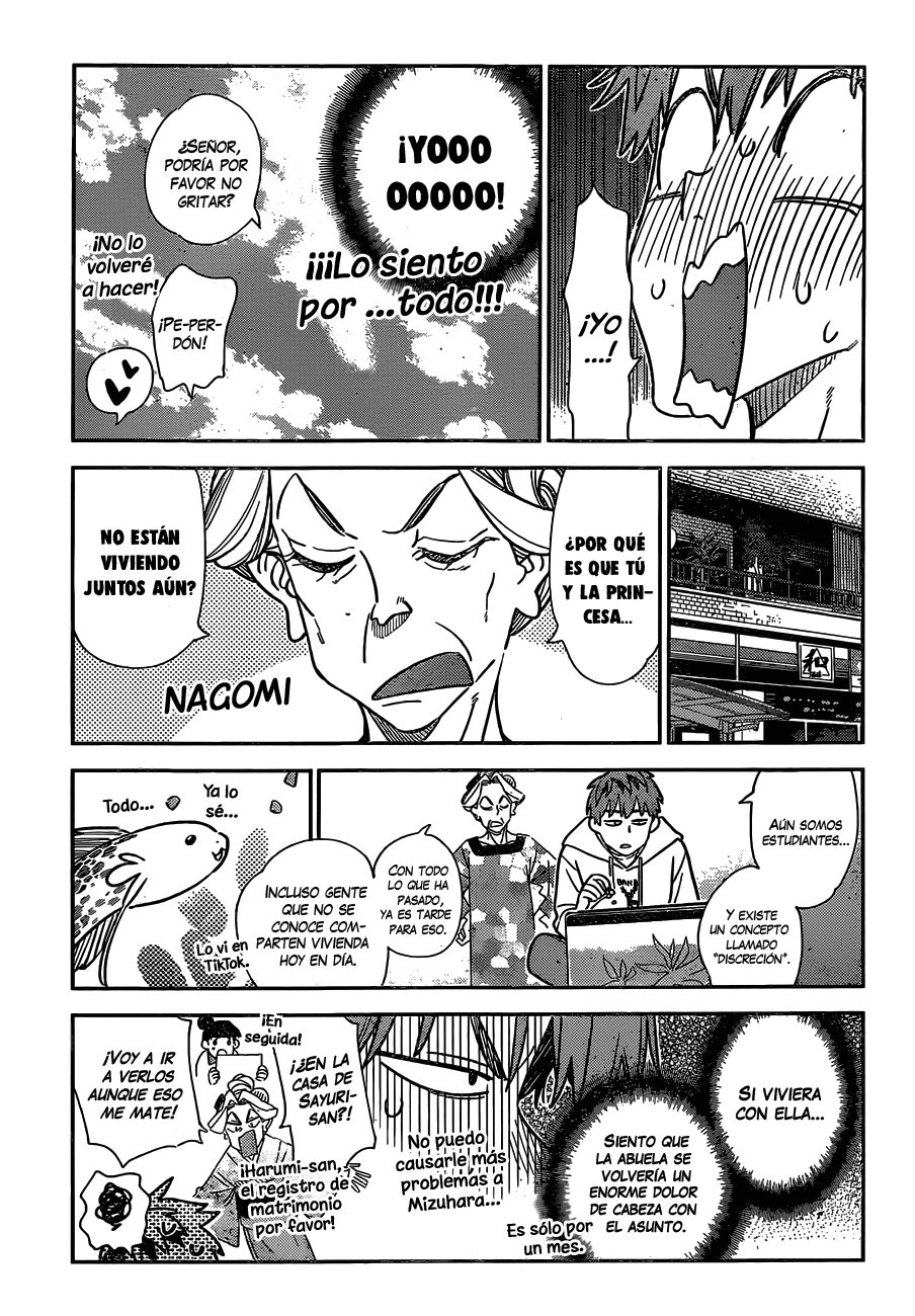Kanojo, Okarishimasu Capitulo 256 página 15