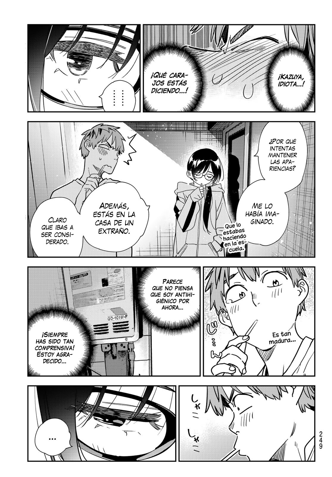 Kanojo, Okarishimasu Capitulo 260: La Novia y el Lavabo página 17