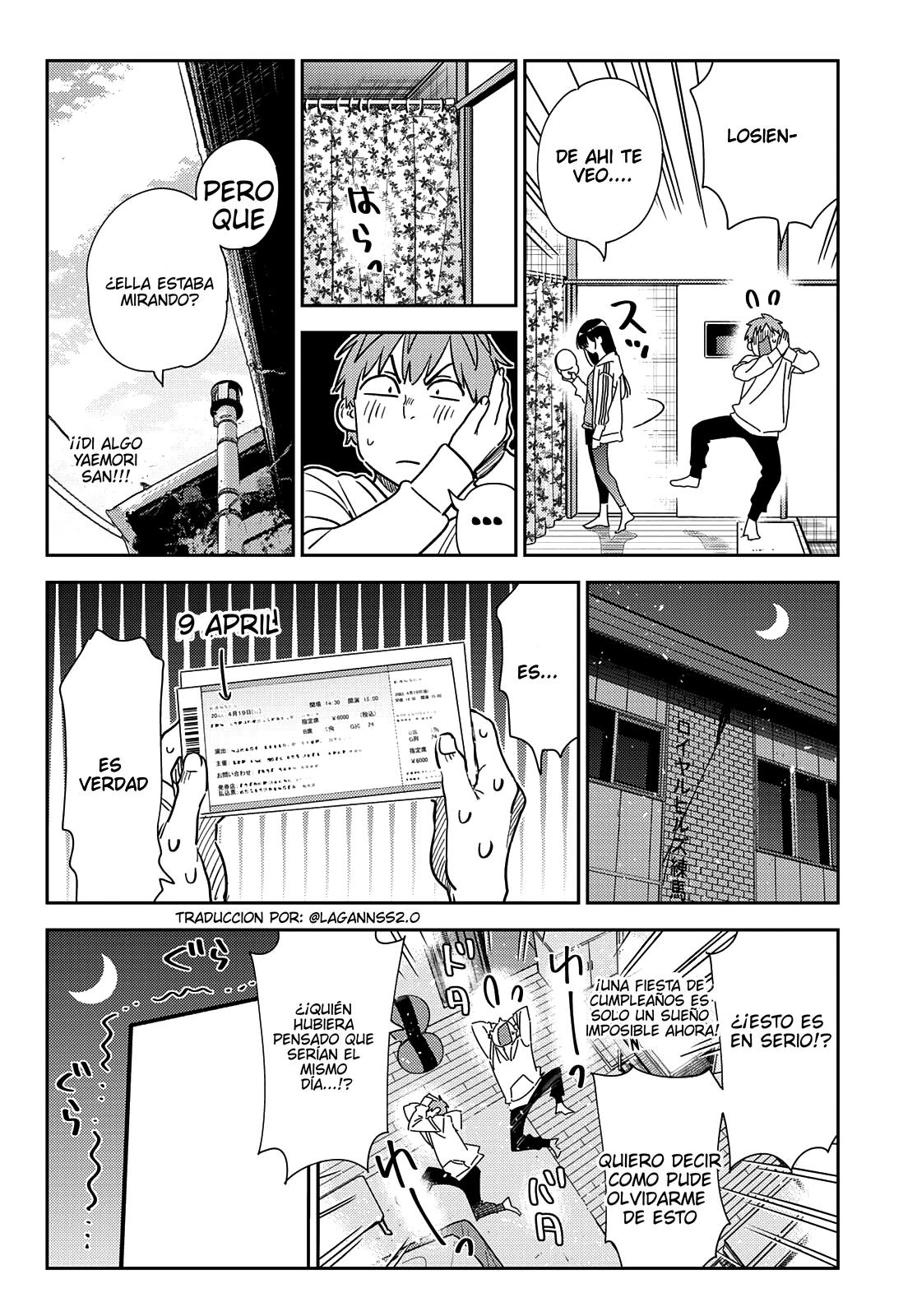 Kanojo, Okarishimasu Capitulo 262 página 17