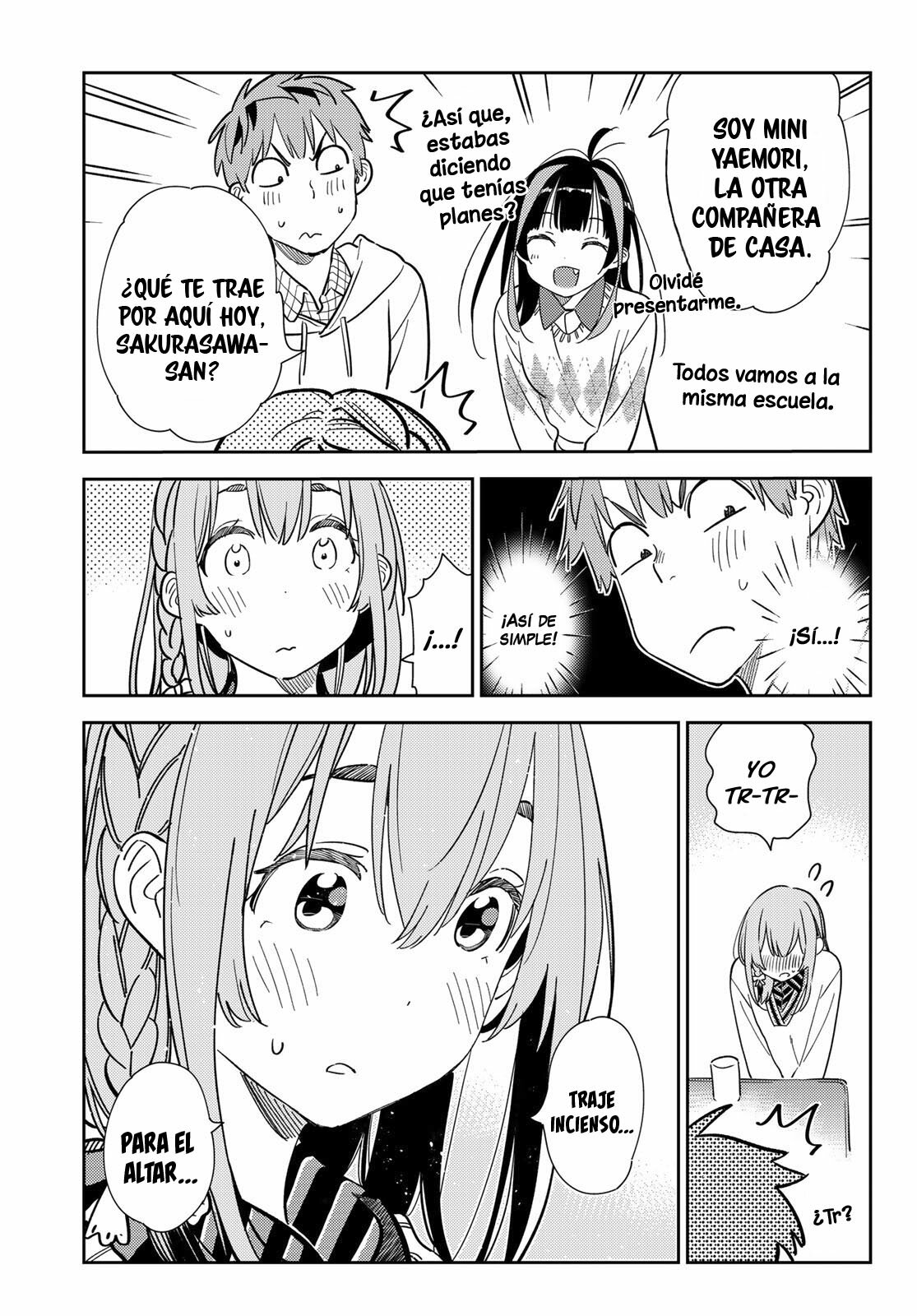 Kanojo, Okarishimasu Capitulo 267 página 4