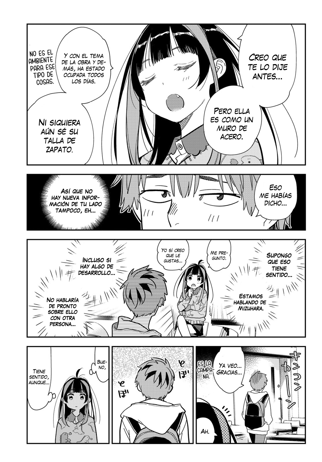 Kanojo, Okarishimasu Capitulo 272 página 12