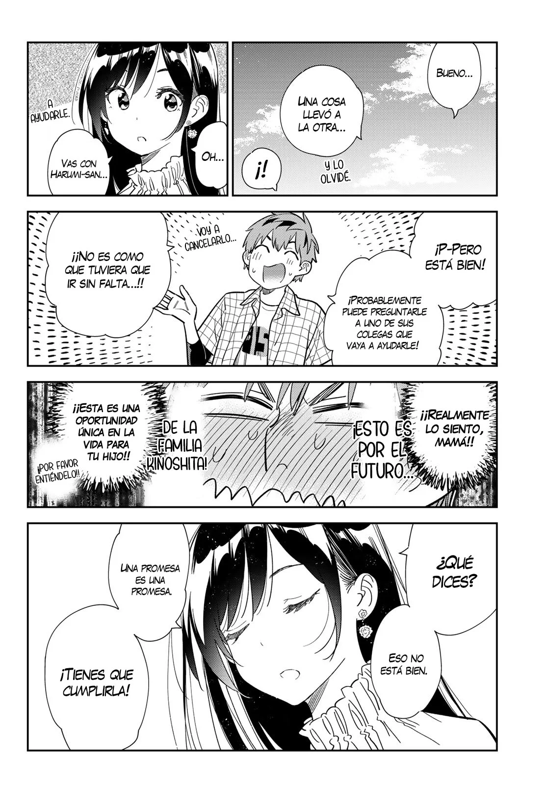 Kanojo, Okarishimasu Capitulo 291 página 18