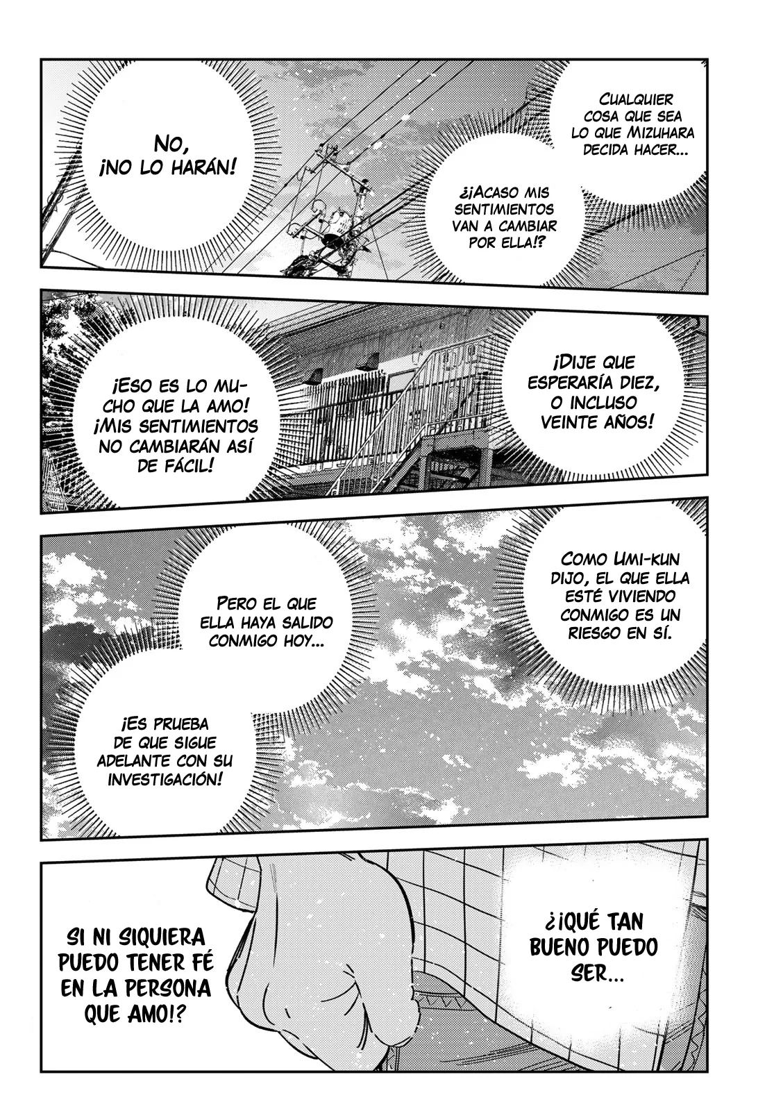 Kanojo, Okarishimasu Capitulo 296 página 19