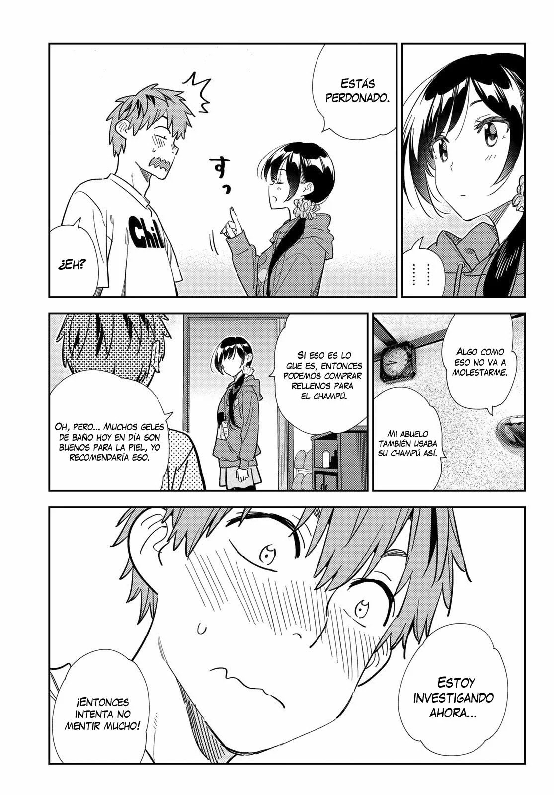 Kanojo, Okarishimasu Capitulo 298 página 19