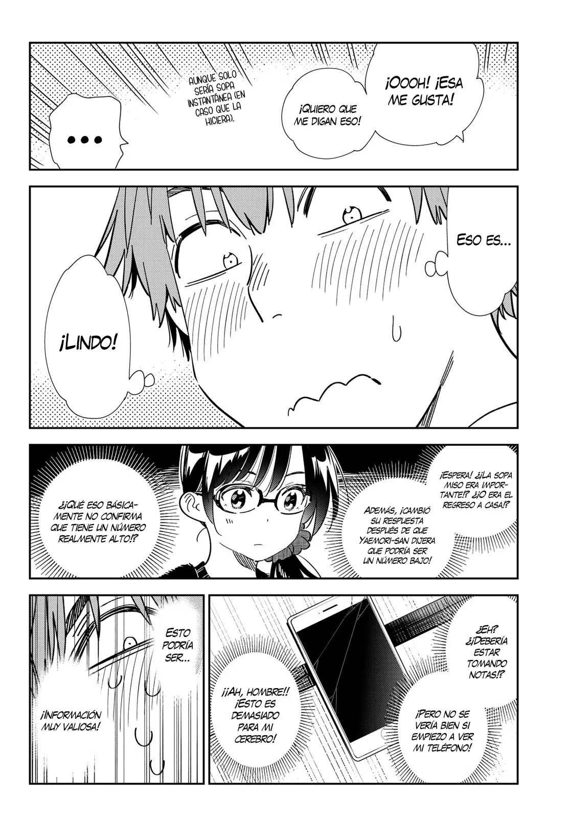 Kanojo, Okarishimasu Capitulo 301 página 13