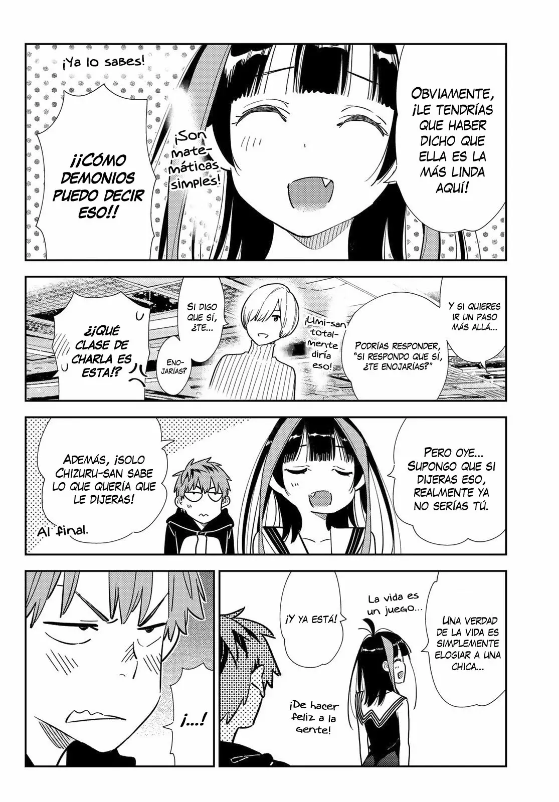 Kanojo, Okarishimasu Capitulo 313 página 6