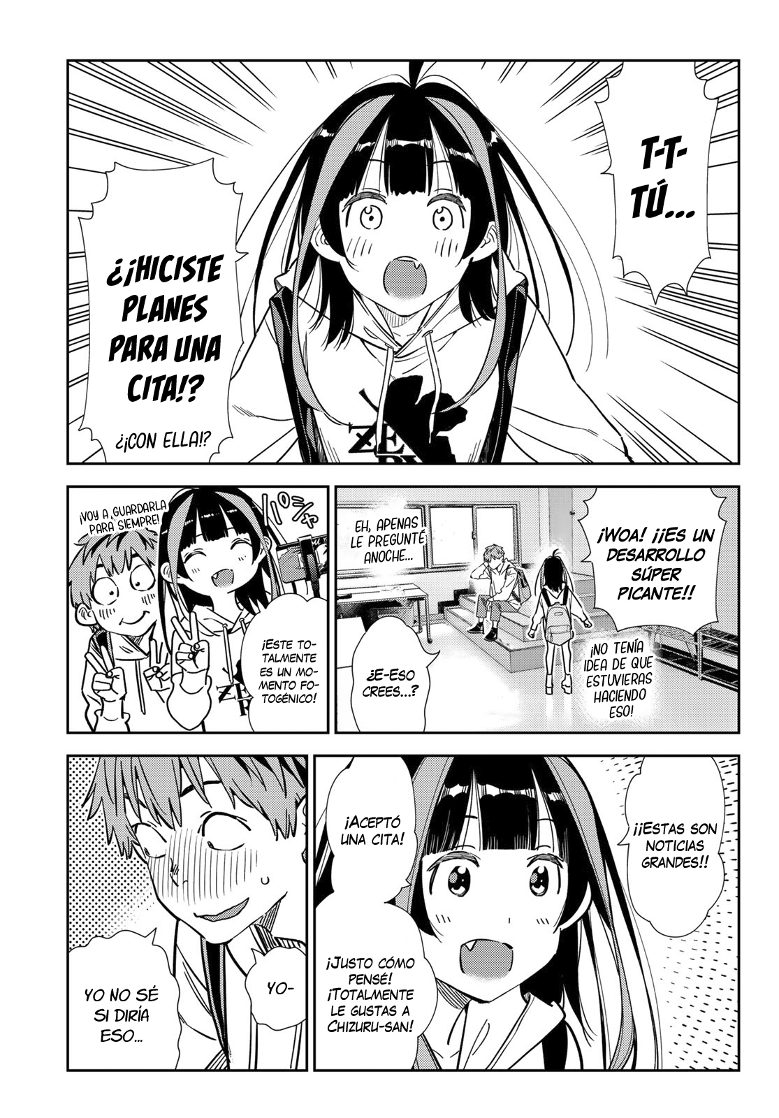 Kanojo, Okarishimasu Capitulo 317 página 14