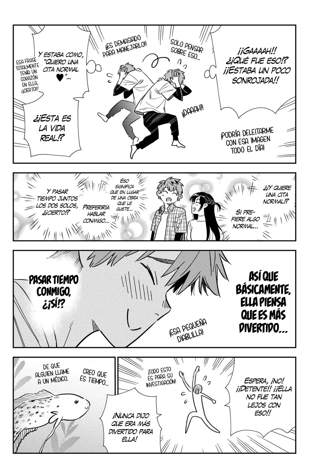 Kanojo, Okarishimasu Capitulo 322 página 4
