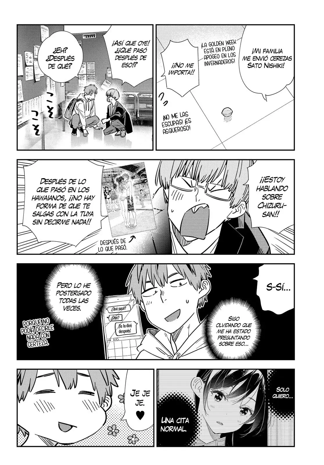 Kanojo, Okarishimasu Capitulo 322 página 8